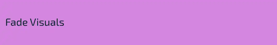 Fade Visuals